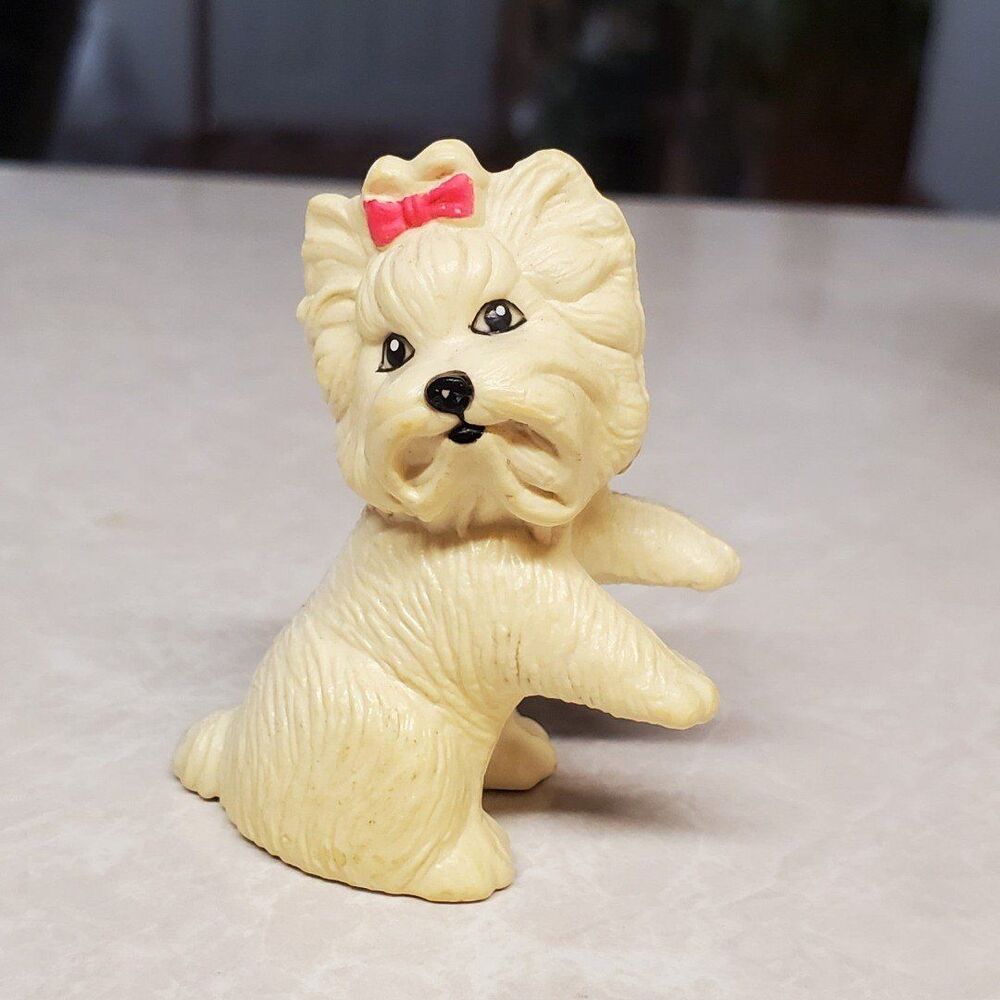 Vintage Barbie Skipper Pet Pals Dog Accessory 1991 White Westie Puppy Pet